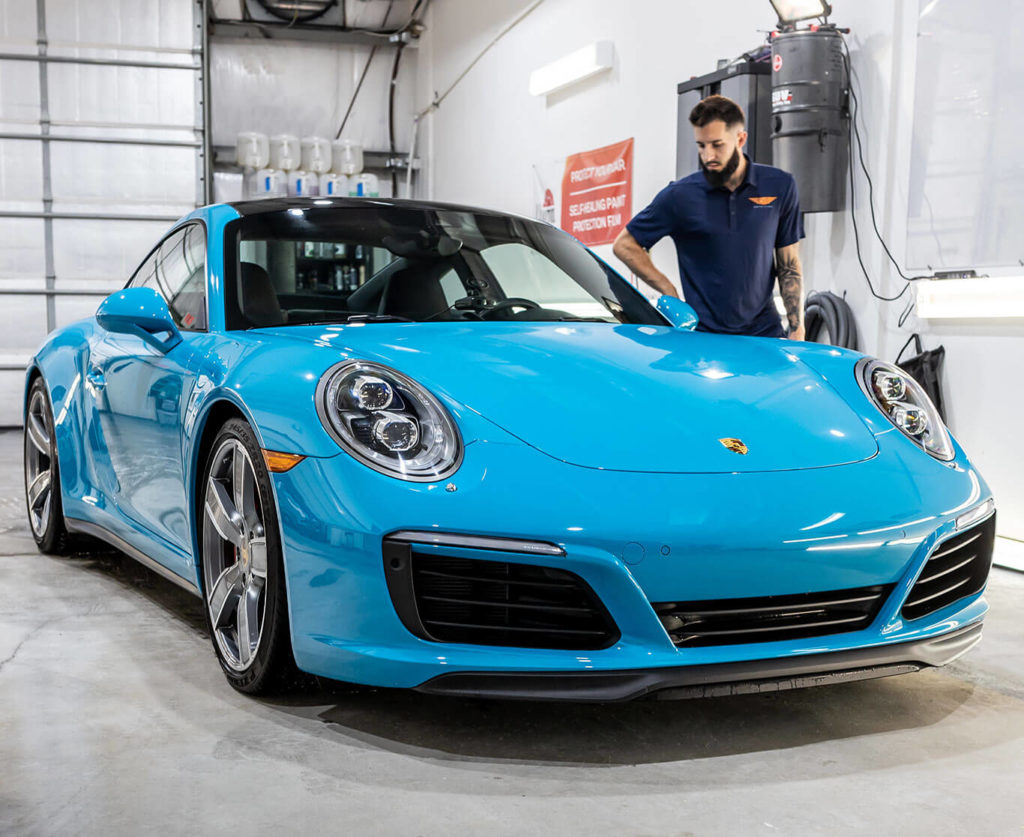 The best Car or Truck Detailing in Raleigh NC, seen here on this perfect Porsche 911 - ATD Detailing