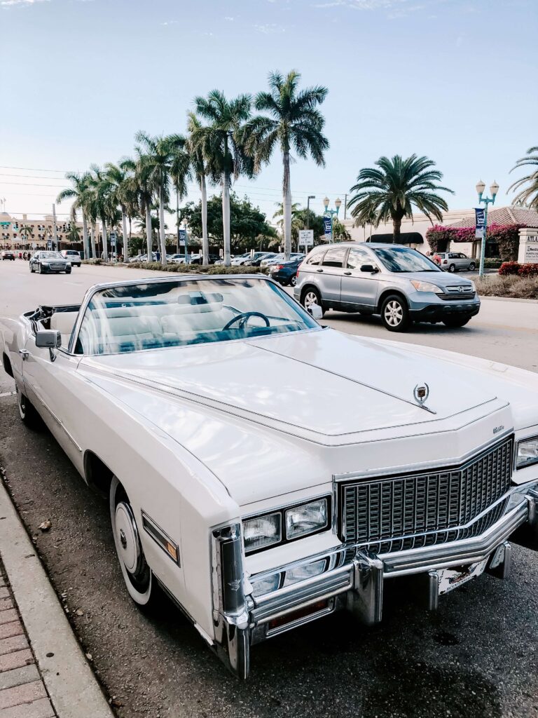 classic car white
