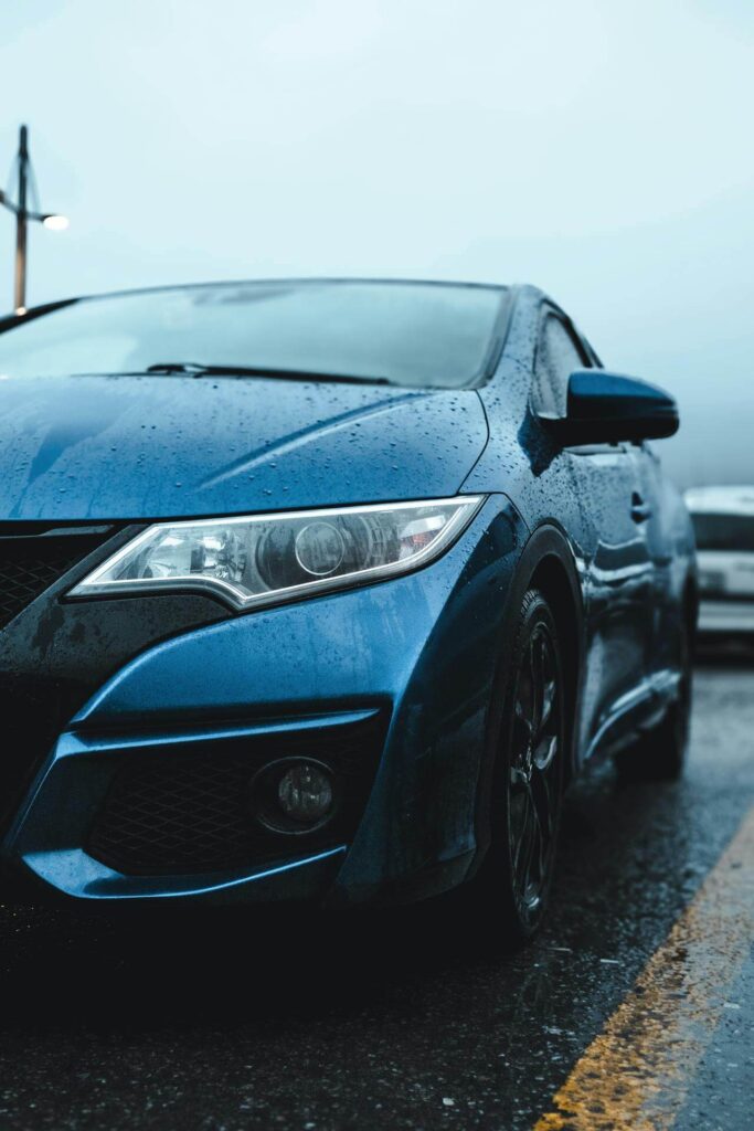 car in the rain doesn't need to be recoated