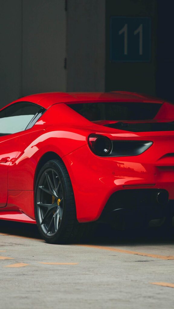 red convertible maintains value with auto detailing