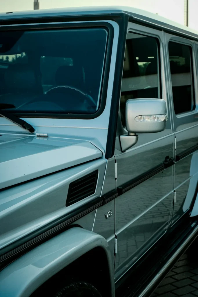 Jeep with tinted windows